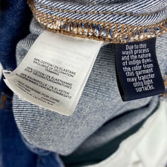 Madewell Denim Mini Skirt Womens Blue Size 32 5 Pocket Step Hem Edition Ladies - Picture 9 of 10